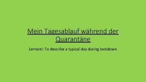 Tagesablauf paragraph
