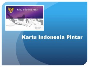 Kartu indonesia pintar belakang