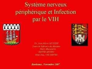 Systme nerveux priphrique et Infection par le VIH