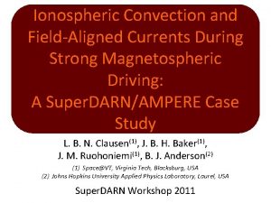 Ionospheric Convection and FieldAligned Currents During Strong Magnetospheric