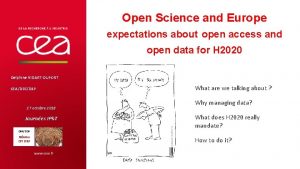 Open Science and Europe expectations about open access