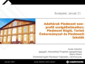 Budapest Janur 21 Adattrak Piedmont nonprofit szolgltatsaihoz Piedmont
