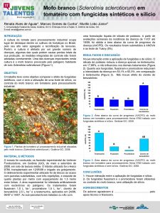 Mofo branco Sclerotinia sclerotiorum em tomateiro com fungicidas