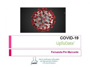 COVID19 Fernanda Pin Marcante Infeco por Coronavrus Corona