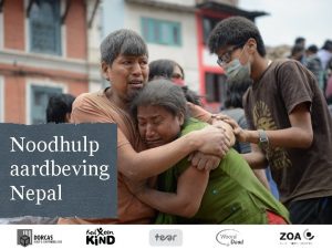 Noodhulp aardbeving Nepal Aardbeving op 25 april 2015