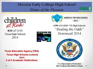 Mission early college high school logo