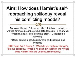 What does this part of the soliloquy reveal about hamlet?