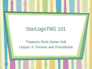 Star Logo TNG 101 Treasure Hunt Game Unit