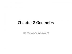 Chapter 8 Geometry Homework Answers Sec 8 1