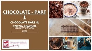 CHOCOLATE PART 1 CHOCOLATE BARS COCOA POWDER MARKET