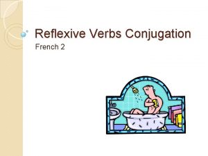 Reflexive Verbs Conjugation French 2 Reflexive verbs Reflexive