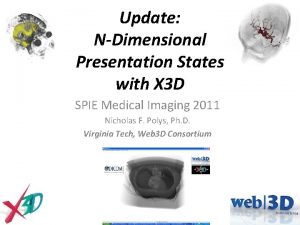 Update NDimensional Presentation States with X 3 D