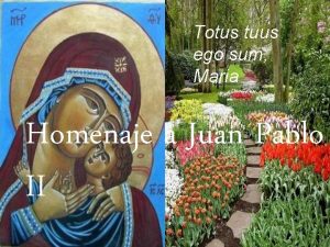 Totus tuus maria ego sum