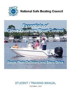 National Safe Boating Council Essentials of CloseQuarters Boat