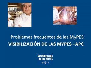 Problemas frecuentes de las My PES VISIBILIZACIN DE