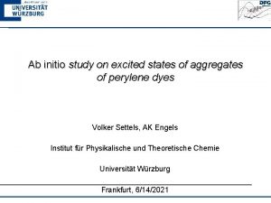 Ab initio study on excited states of aggregates