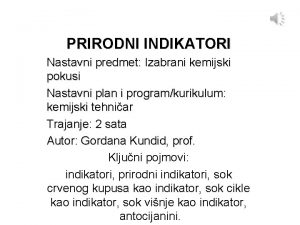 Prirodni indikatori