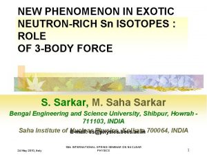 NEW PHENOMENON IN EXOTIC NEUTRONRICH Sn ISOTOPES ROLE