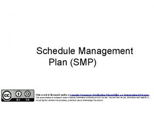 Smp project management