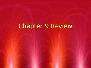 Chapter 9 Review Hydrochloric acid and sodium hydroxide