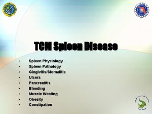 TCM Spleen Disease Spleen Physiology Spleen Pathology GingivitisStomatitis
