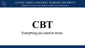 CBT Everything you need to know CBT Success