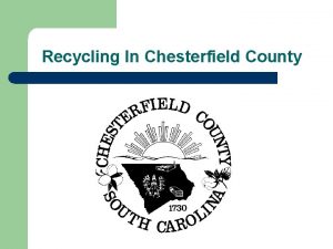 Chesterfield electronics recycling