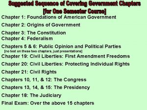 Foundations of government (chapter 1 test form a)