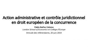 Action administrative et contrle juridictionnel en droit europen