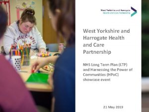 West Yorkshire and Harrogate Health and Care Partnership