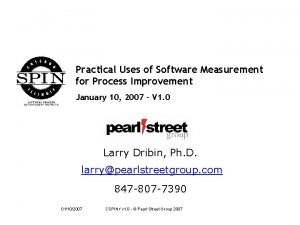 Practical Uses of Software Measurement for Process Improvement