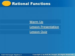 Graphing rational functions quiz