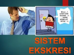 SISTEM EKSKRESI Sistem Pengeluaran Pada Manusia EKSKRE SI