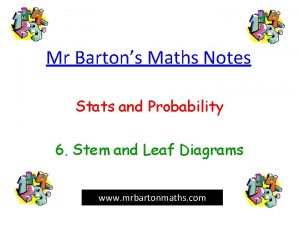 Mr Bartons Maths Notes Stats and Probability 6