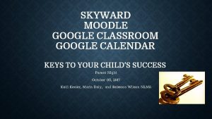 Moodle google classroom