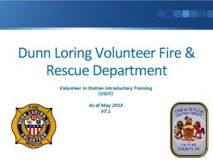 Dunn loring volunteer fire department