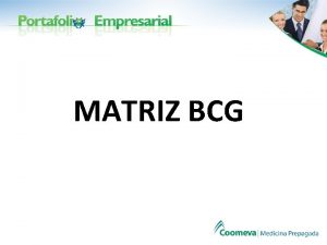 MATRIZ BCG Grupo coomeva Coomeva financiera Coomeva cooperativa