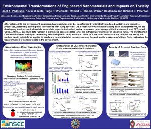 Environmental Transformations of Engineered Nanomaterials and Impacts on