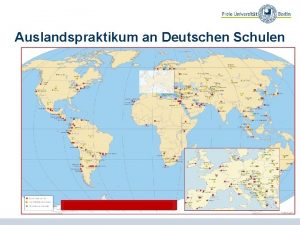 Auslandspraktikum an Deutschen Schulen Themen Welche Schultypen gibt