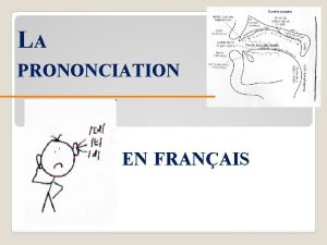 LA PRONONCIATION EN FRANAIS Lalphabet franais Les voyelles