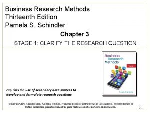 Business Research Methods Thirteenth Edition Pamela S Schindler