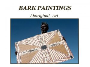 Aboriginal art bark painting