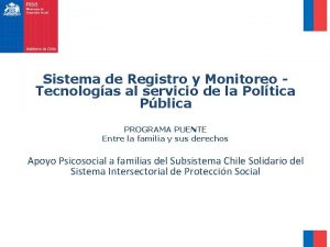 Sistema de registro y monitoreo