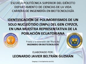 ESCUELA POLITCNICA SUPERIOR DEL EJRCITO DEPARTAMENTO DE CIENCIAS