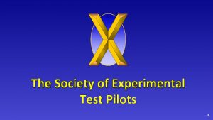 The Society of Experimental Test Pilots 1 History