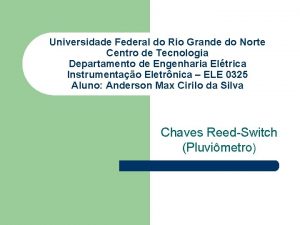 Universidade Federal do Rio Grande do Norte Centro