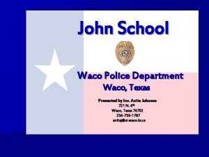 Waco police reports
