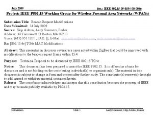 July 2009 doc IEEE 802 15 09 0554