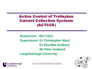 Active Control of Trolleybus Current Collection Systems ACTCCS