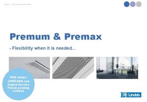 lindab we simplify construction Premum Premax Flexibility when